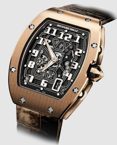 Replica Richard Mille RM 67-01 Automatic Winding Extra Flat Rose Gold Watch